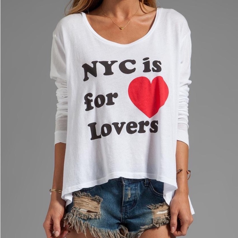 NYC is for Lovers WildFox Long Sleeve Tee